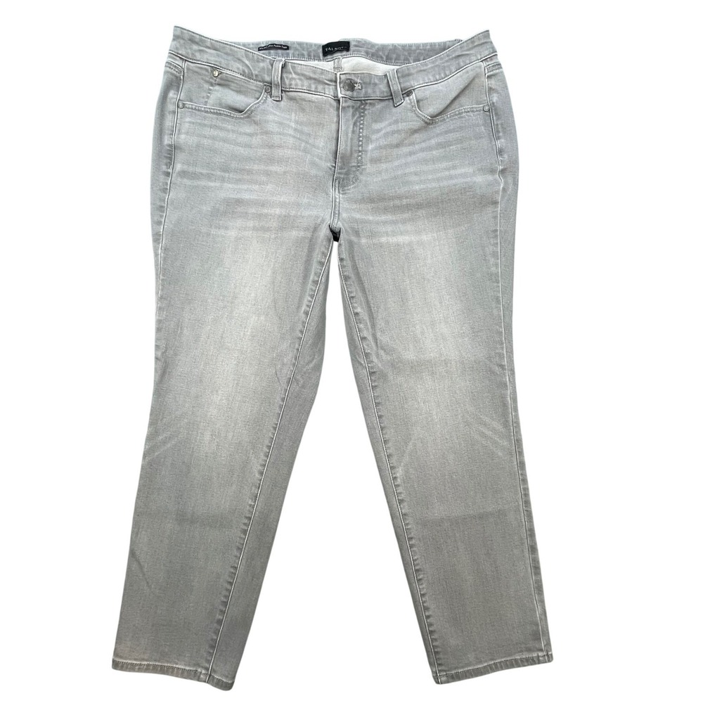 Talbots Grey Slim Ankle Jean Women 16WP